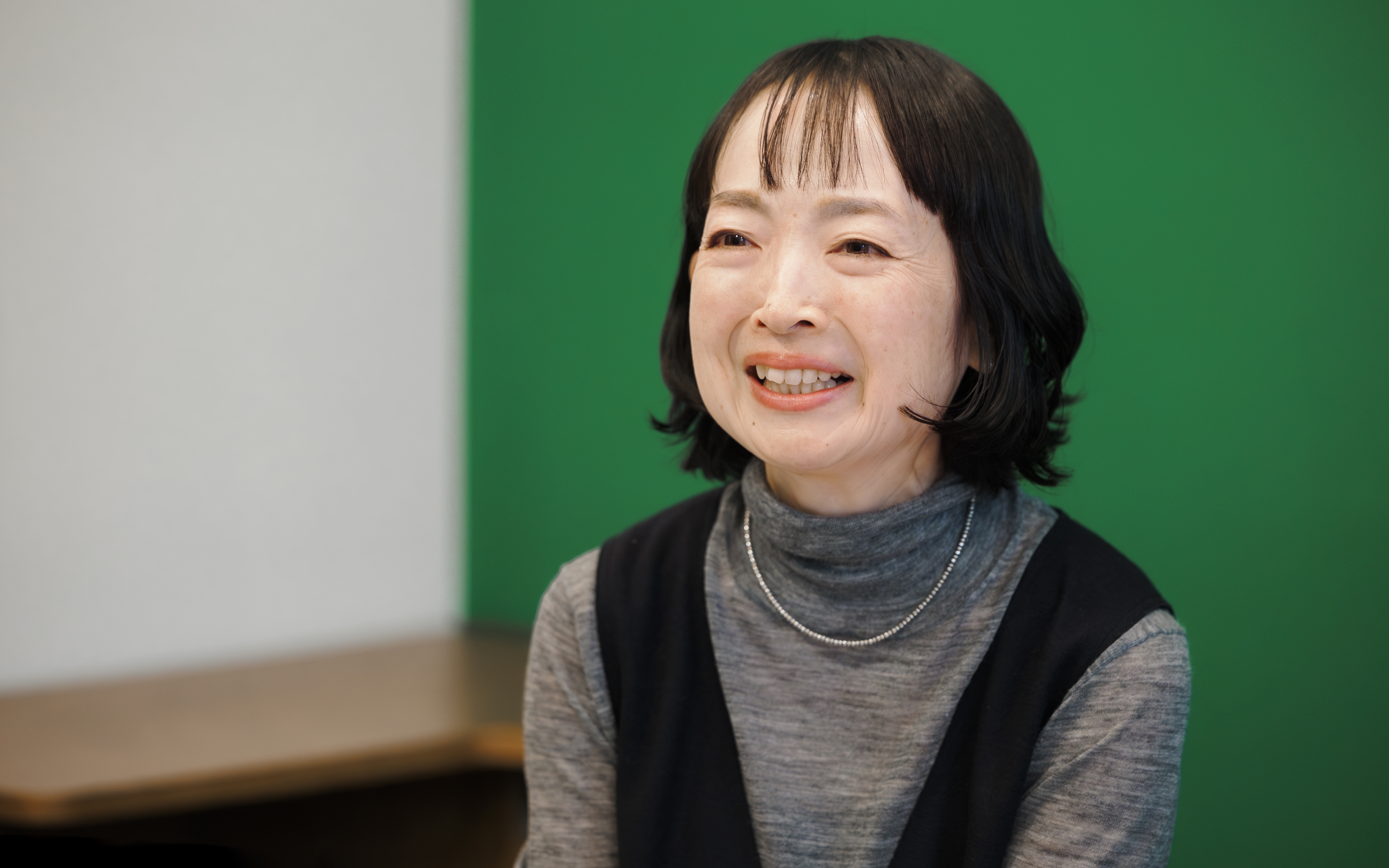 特別養子縁組の養親として子育てしながら働く石原綾乃さん