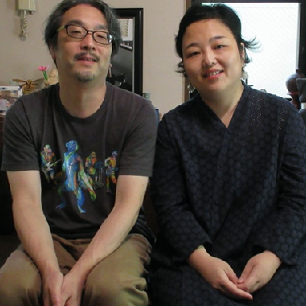 齋藤さん夫婦 竜さん（左）、直巨さん (右)